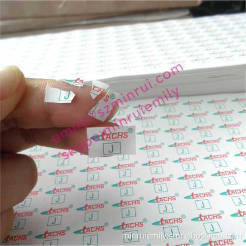 Custom Destructible Vinyl Labels With Logo,warranty Void If Seal Broken Labels On Speedometers,warranty Void Label 